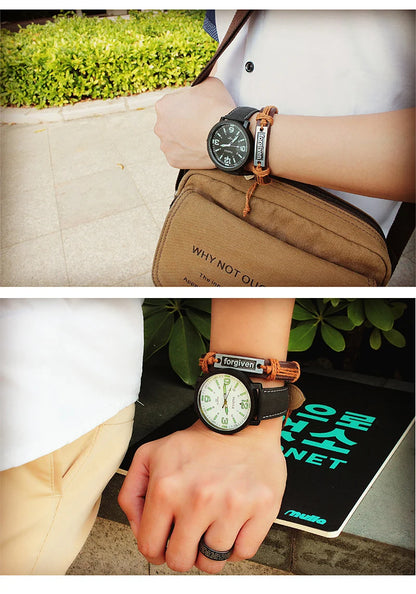 Men's Watch Sports Luminous Watches For Men Wrist Watches Leather Clock Erkek Kol Saati Relogio Masculino Reloj Hombre 2020