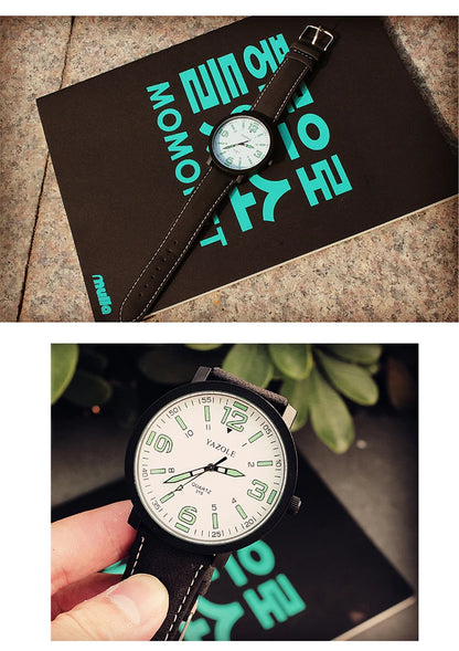 Men's Watch Sports Luminous Watches For Men Wrist Watches Leather Clock Erkek Kol Saati Relogio Masculino Reloj Hombre 2020
