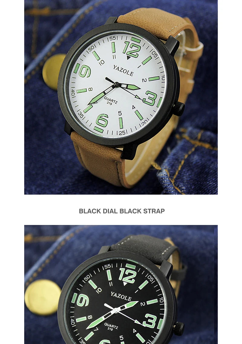 Men's Watch Sports Luminous Watches For Men Wrist Watches Leather Clock Erkek Kol Saati Relogio Masculino Reloj Hombre 2020